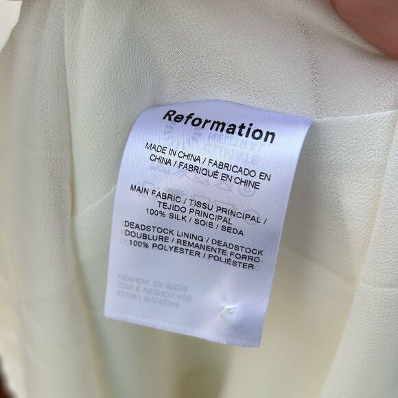 Reformation Corinth Silk Dress size XL NWT - Picture 8 of 11